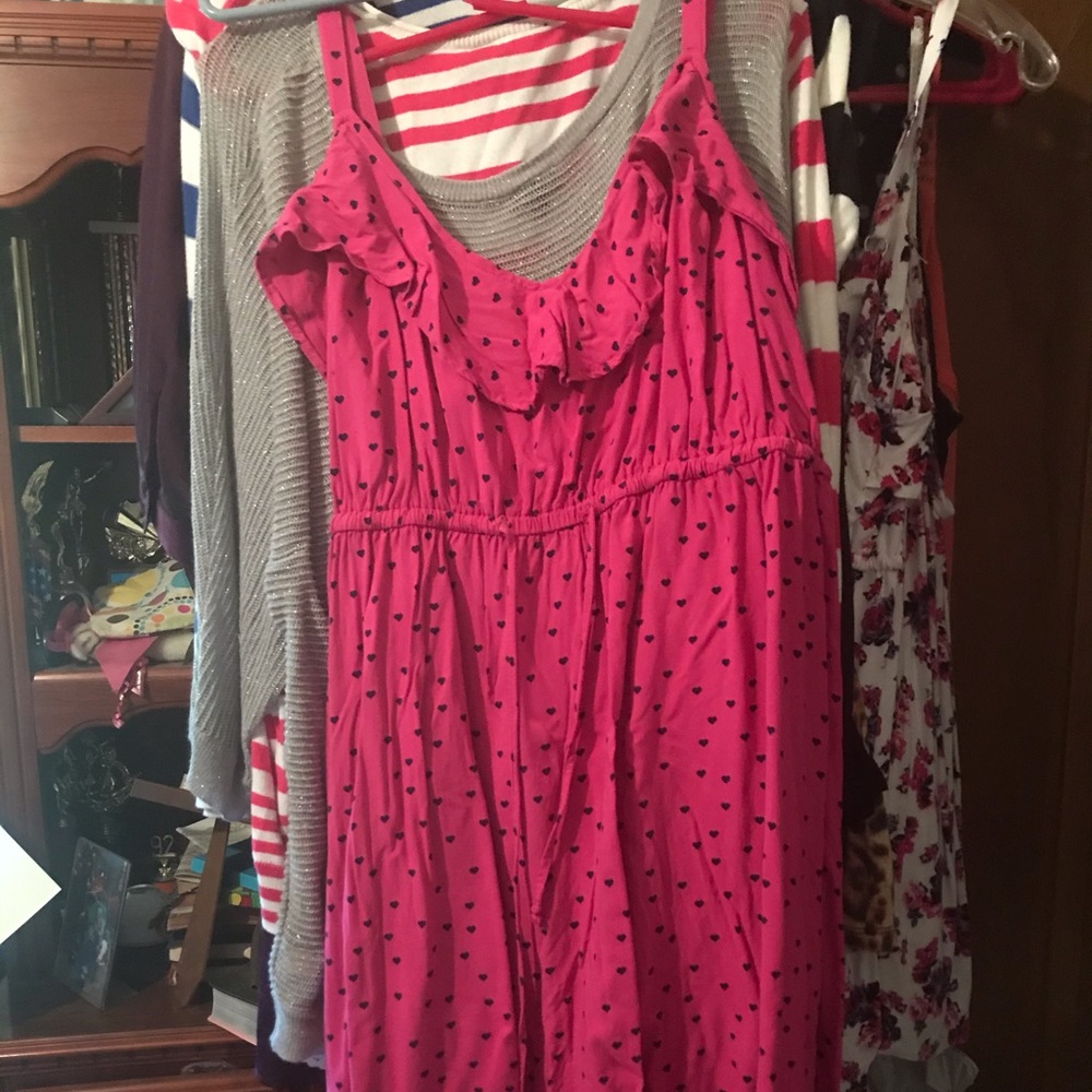 Torrid pink sundress size 2 (2xl)
